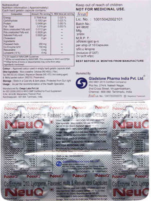 Neuq Strip Of 10 Capsules