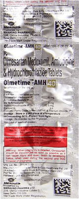 Olmetime Amh 40mg Strip Of 10 Tablets