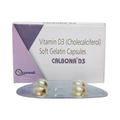 Calbona D3 Strip Of 4 Capsules