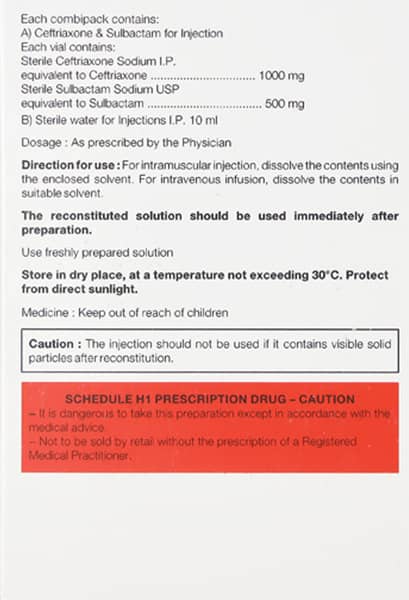 Finecef S 1.5gm Dry Vial Of 1 Powder For Injection