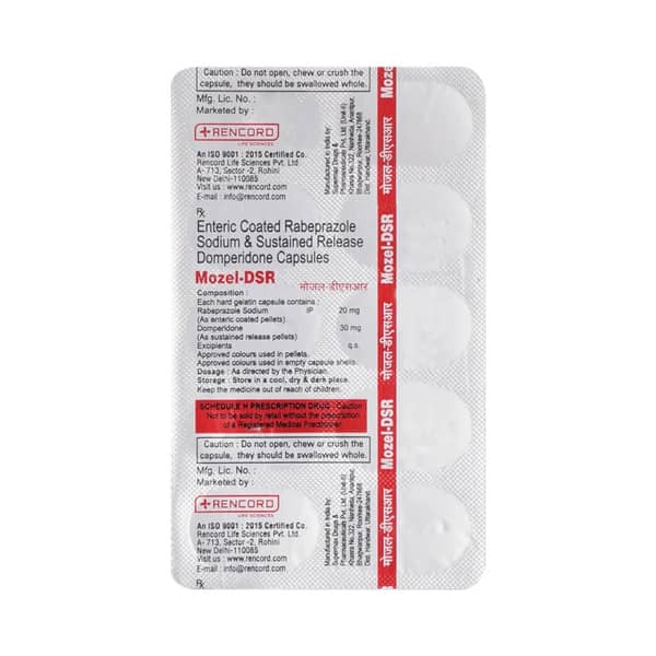 Mozel Dsr Strip Of 10 Capsules