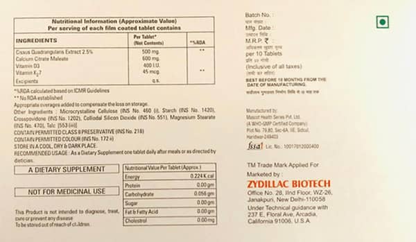 Fractoheal Strip Of 10 Tablets