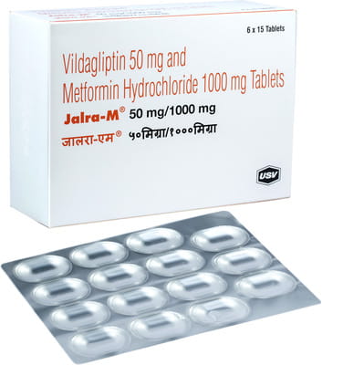 Jalra M 50mg/1gm Strip Of 15 Tablets