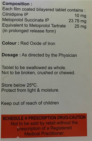 Celavi M 10/25mg Tablets 15'S