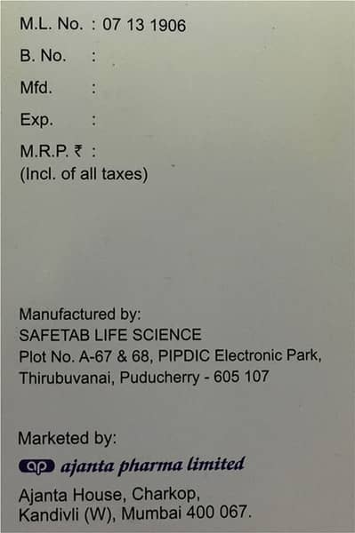 Celavi M 10/25mg Tablets 15'S