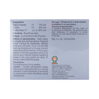 Eleesa Suppositories Adult 10'S