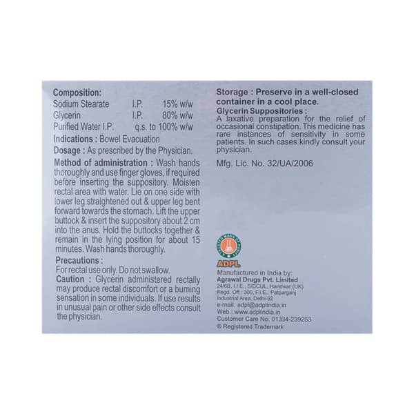 Eleesa Suppositories Adult 10'S