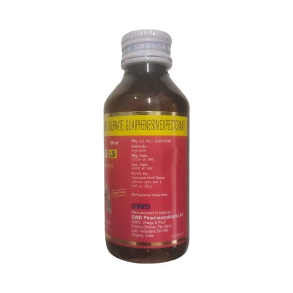 Xl 80 Ls Sugar Free Bottle Of 100ml Expectorant