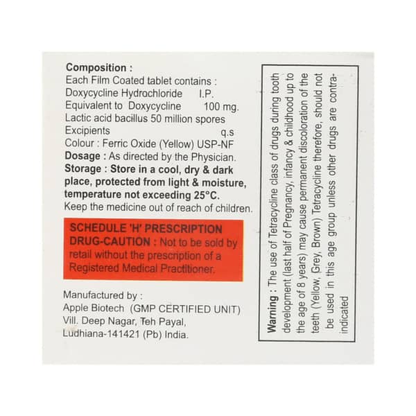 Doxberry Lb Strip Of 10 Tablets