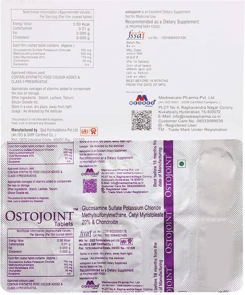 Ostojoint Strip Of 10 Tablets