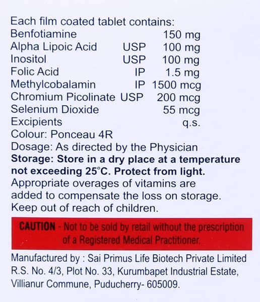 Transnerv Strip Of 10 Tablets