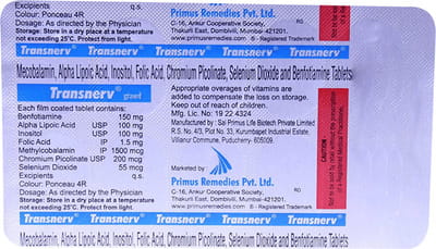 Transnerv Strip Of 10 Tablets