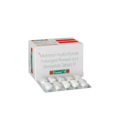 Gemer 3mg Strip Of 10 Tablets