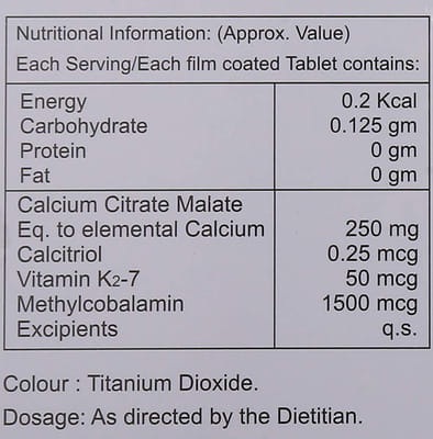 Shelgain K2 7 Strip Of 10 Tablets