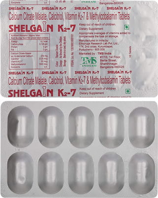 Shelgain K2 7 Strip Of 10 Tablets