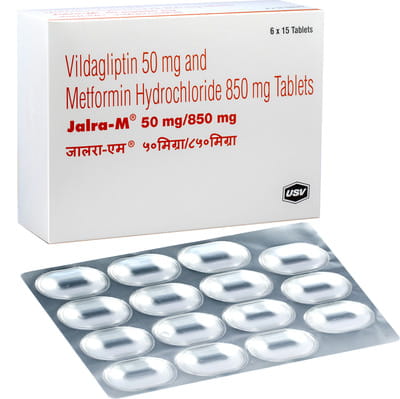 Jalra M 50mg/850mg Strip Of 15 Tablets