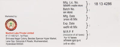 Telmiford 40mg Strip Of 10 Tablets