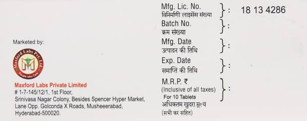 Telmiford 40mg Strip Of 10 Tablets