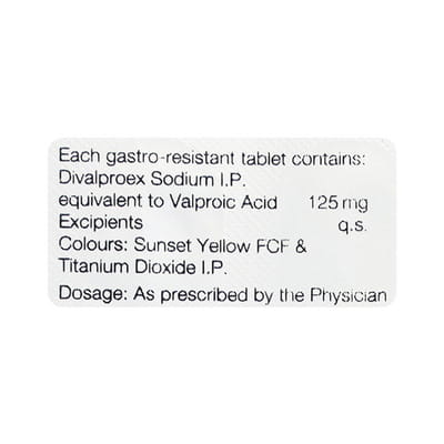 Valance 125mg Strip Of 15 Tablets