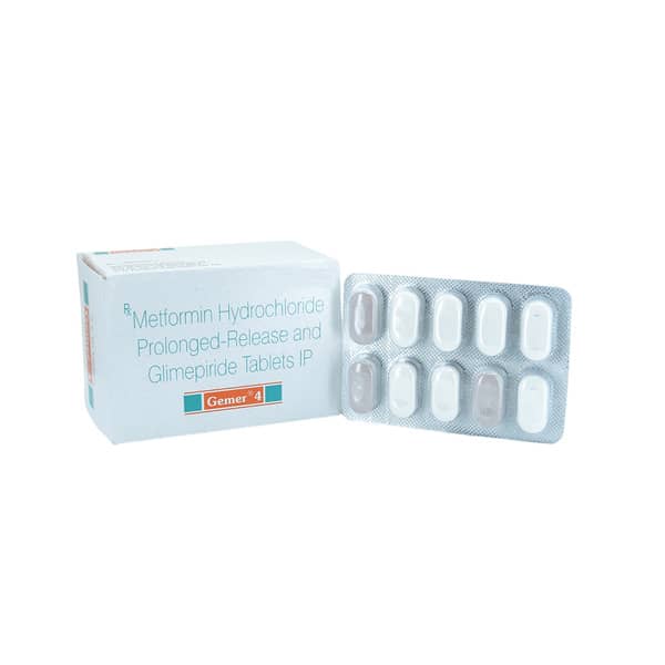 Gemer 4mg Strip Of 10 Tablets
