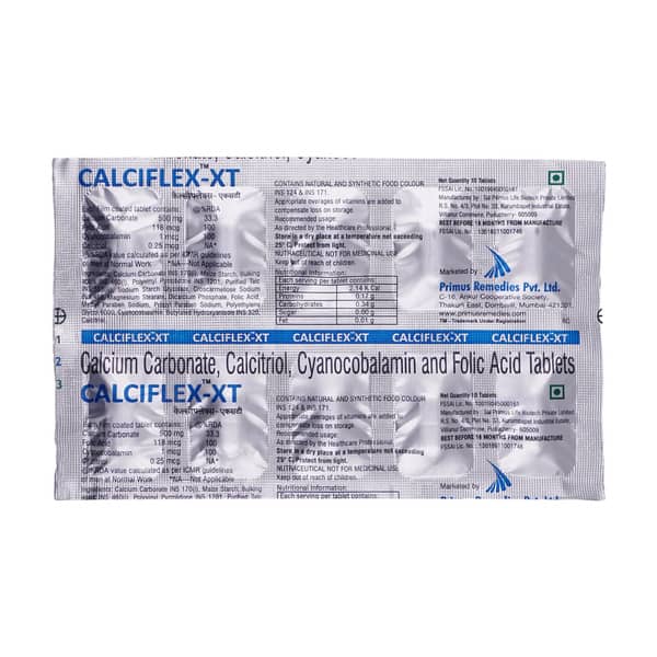 Calciflex Xt Strip Of 10 Tablets