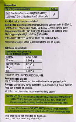 Superflora Gg Strip Of 10 Capsules