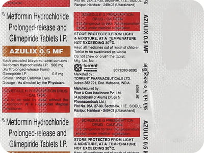 Azulix 0.5mg Mf Strip Of 10 Tablets