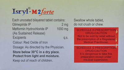 Isryl M 2mg Forte Strip Of 15 Tablets