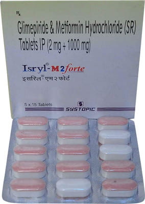 Isryl M 2mg Forte Strip Of 15 Tablets