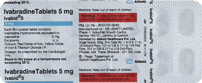 Ivabid 5mg Strip Of 14 Tablets