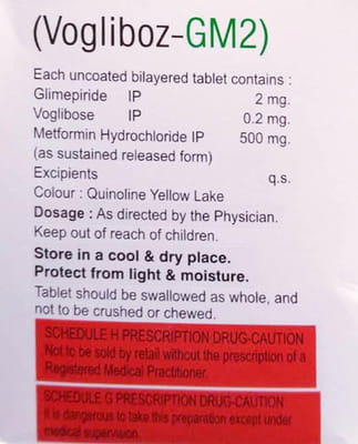 Vogliboz Gm 2mg Strip Of 10 Tablets