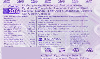 Calday 206 Strip Of 10 Capsules