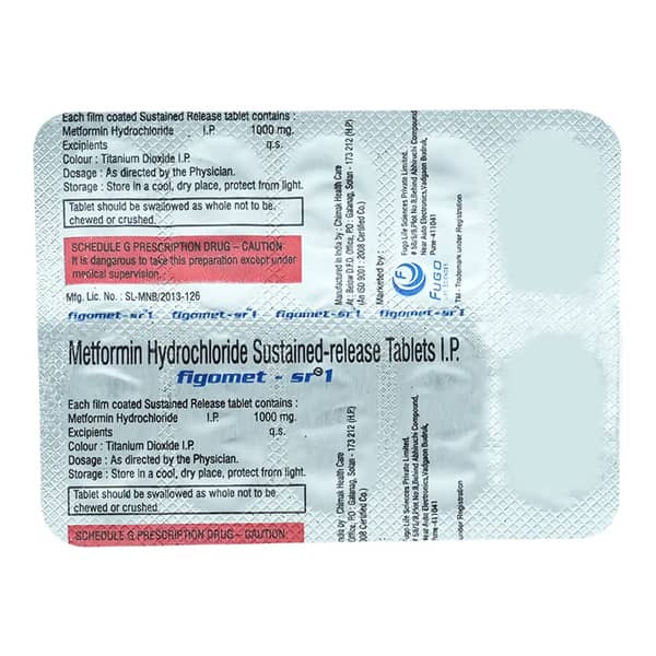 Figomet Sr 1 Strip Of 10 Tablets