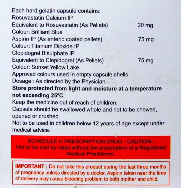 Zyrova Gold 20mg Strip Of 10 Capsules