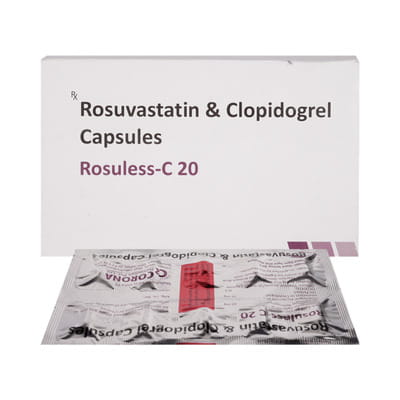 Rosuless C 20 Strip Of 10 Capsules