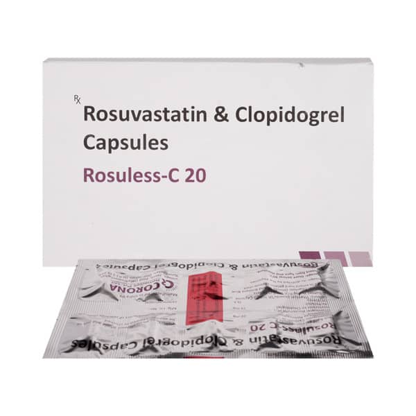 Rosuless C 20 Strip Of 10 Capsules