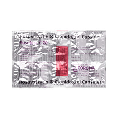 Rosuless C 20 Strip Of 10 Capsules