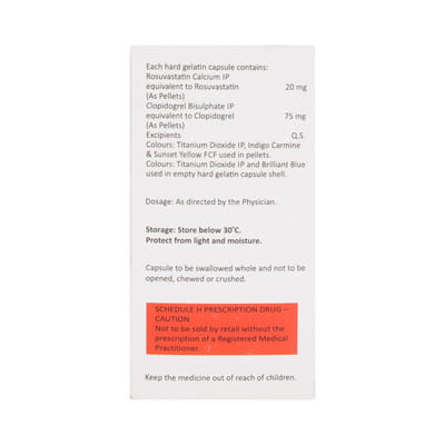 Rosuless C 20 Strip Of 10 Capsules