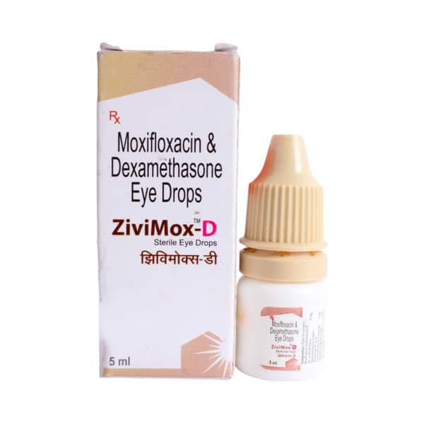 Zivimox D Bottle Of 5ml Eye Drops