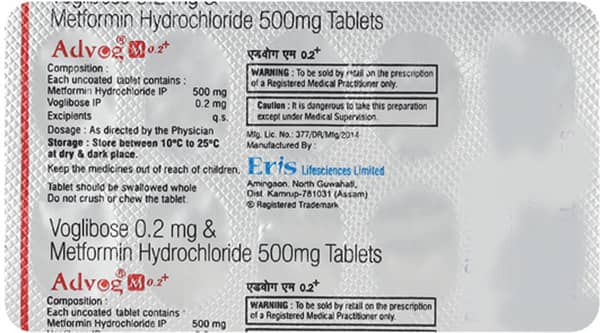 Advog M 0.2mg Plus Strip Of 10 Tablets