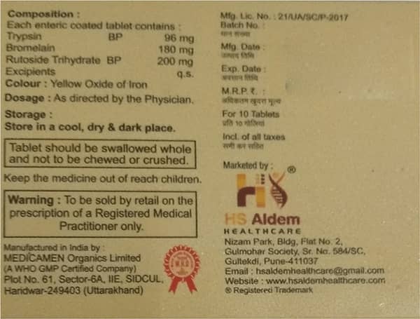Swaftozyme Strip Of 10 Tablets