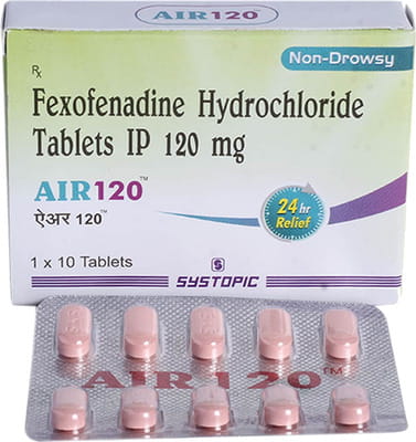 Air 120 Strip Of 10 Tablets