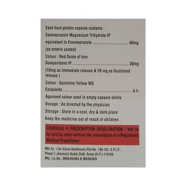 Essom Dsr Strip Of 10 Capsules