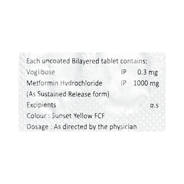 Vogloyd M 0.3 Forte Strip Of 15 Tablets