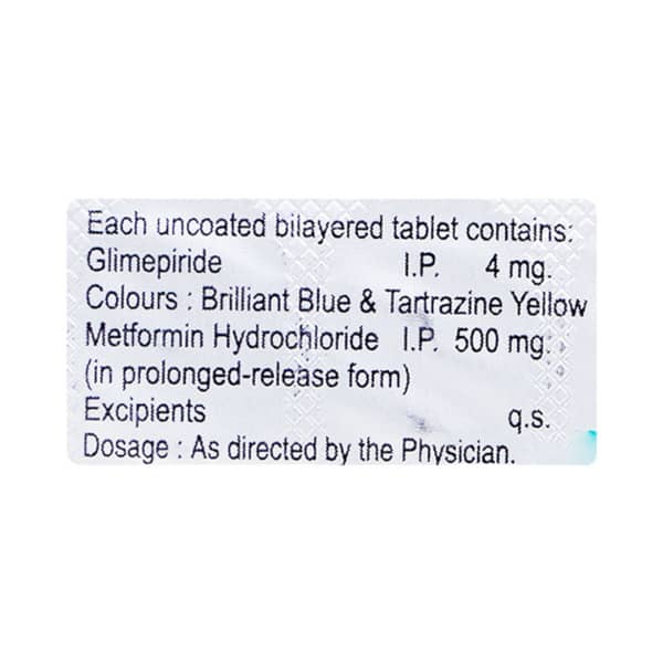 Gride 4m Strip Of 10 Tablets