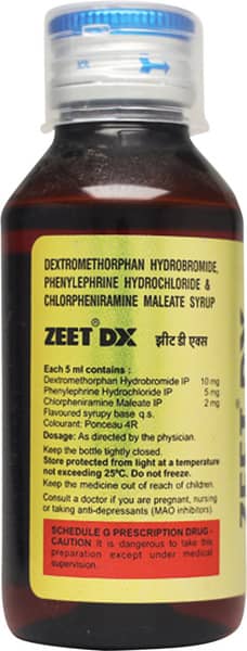 Zeet Dx Bottle Of 100ml Syrup