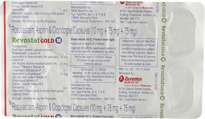 Revostat Gold 10mg Strip Of 10 Capsules