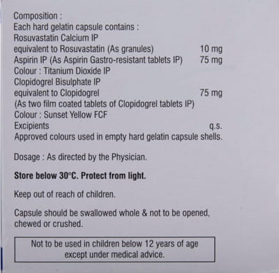 Revostat Gold 10mg Strip Of 10 Capsules