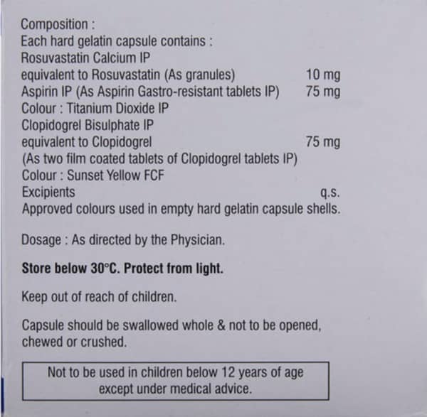 Revostat Gold 10mg Strip Of 10 Capsules