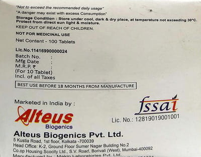 Healthpro Strip Of 10 Tablets